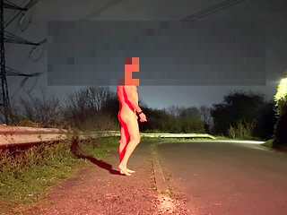 Van driver almost caught me naked in public