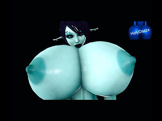 3D Huge Tits Breast Expansion Sora POV wSound added
