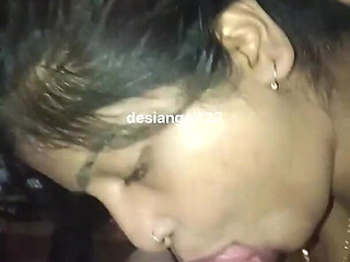 Awesome Blowjob Cock Sucking of Bhabhi Till Cumshot. Must Watch