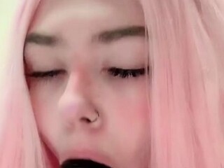 Awesome Amateur teen blonde toying pussy