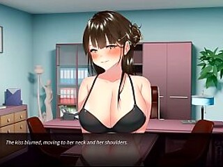 Naughty wife gives sloppy oral to her boss's cock