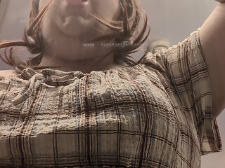 Kelli completes her Deep throat training at an open window