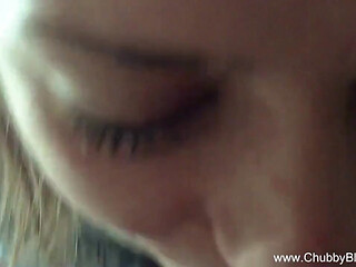 Close up blowjob of amateur wife