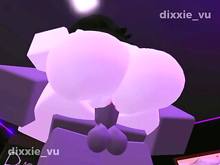Linda chica solitaria de Roblox y su botsito