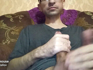 Horny Guy Jerking His Cock for You. Enjoy It