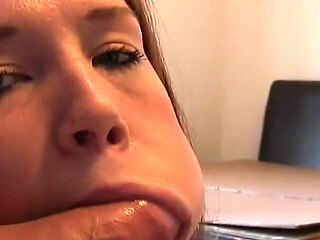 Cum Slut Candi Blows Is an Estate Agent Is More Interested in Riding Her Clients Cock Than Selling the House