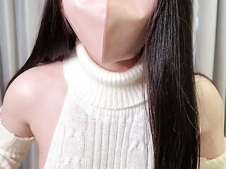 Cute Japanese amateur girl explores her desires