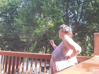Ma's Smokin' in Curlers