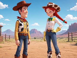 Sex on the ranch porn in Spanish - AI porn