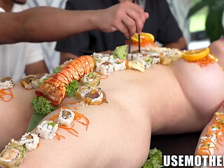 Busty Asian Chef Combines Freeuse Sex and Fine Dining Emerald Loves, Suki Sin, Nicky Rebel