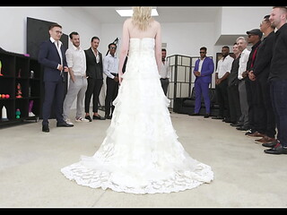 Wedding celebration with guests (WET), 14on1, DAP, Gapes, ButtRose, Pee Drink, Pee Shower, Cum in Mouth, Swallow