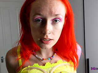 Spit Drenched Tease - Wet and Messy