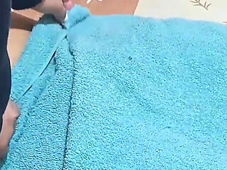 Big-assed Woman Gives Full Service with Happy Ending to Shy Client