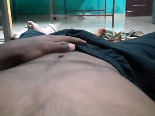 Horny Boy Laying on the Bed, Touching Himself