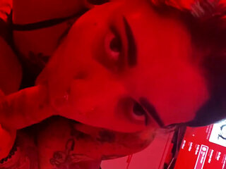 I was sucking him but I asked him to suck me