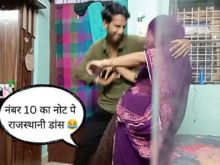 Indian Desi Rajsthani Village Beautiful Couple New Merried Injoy Dance Sfw Video By -Snapchat143