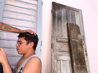 I Found Him on the Street and He Just Dropped My Pants and Fell with His Mouth on My Cock