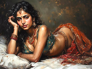 Fictional Bhabhi Teases In Bedroom Saree - 18 Ai Animation