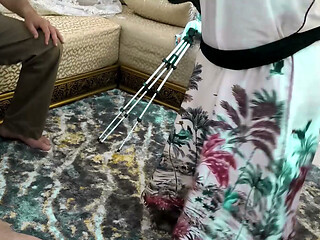 Arabic Wife Dancing Cuckold Husband Watching Wife Big Ass Anal Sex