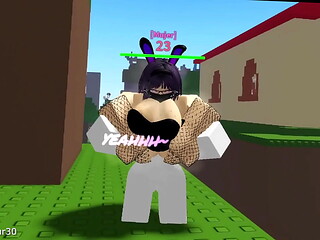 They take a woman with purple hair