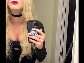 Sexy Blonde Trans Woman