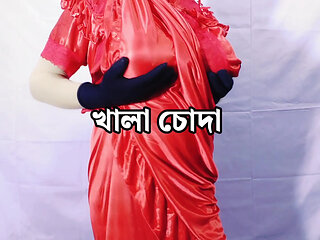 Bengali Beautiful stepmother spends the night with her stepson and has sex with him