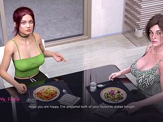 Let's play, mommy, in this adult visual novel gameplay
