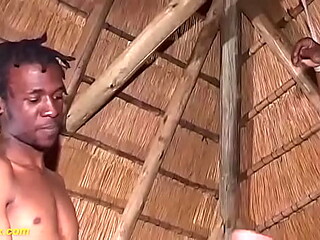 extrme fat hairy bush african mom enjoys her first rough bdsm fetish porn lesson at home with her stepson