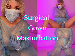 Surgical Gown Masturbation