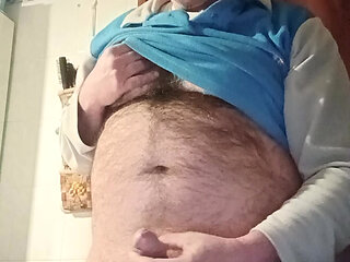 A Wank in My Bathroom Before Going to Sleep!