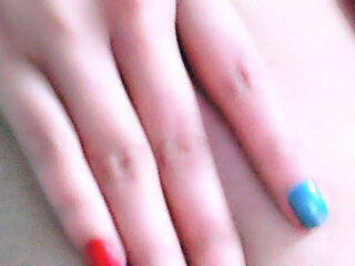 Beautiful lady body parts show