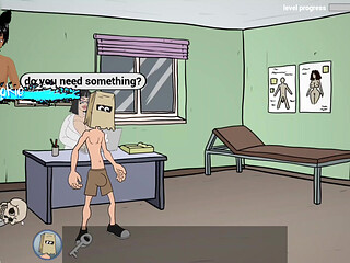 Fuckerman Hospital - Time for my checkup and to see some sexy nurses with big asses and tits!