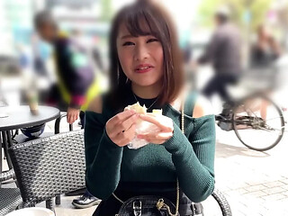 Cute Japanese girl gets a messy mouth cumshot