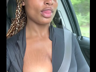 Driving around with Rhae Woods