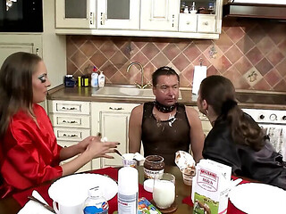 Submissive German MILF Covered in Messy Food Fetish Delight