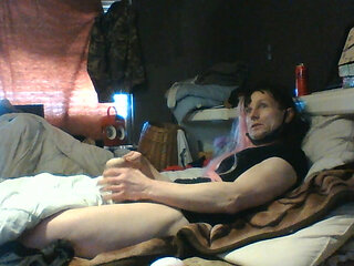 3FTbouch Crossdresser young femboy cumshot masturbate jerk toy