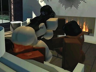 PHAT Ass Roblox Slut Takes 3 BBCs!