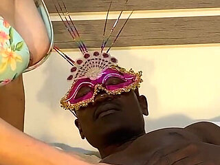 MILF Rides His Big Black Cock Like a Cock Hungry Slut Part 2