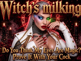 Witchs Milking. Do You Think My Eyes Are Magic? Prove It with Your Cock