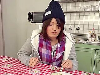 Japanese 18yo Give First Fellatio
