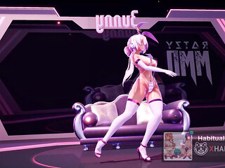 mmd r18 Bunny Style fuck hard cheating wife milf big tits want to fuck hard no cum swallow blowjob 3d hentai