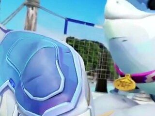 Milky Breast Lol Threesome, Marvel Rivals Girl Fucked From Behind, Panam Teaches Aurore How to Ride