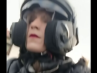 Samia42 - balade en moto
