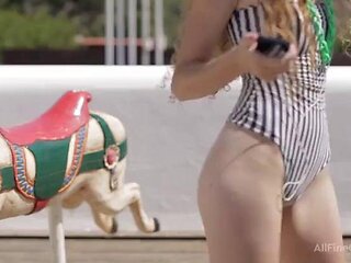 Redhead dances and strips: Stripchat, Solo  Small Tits Porn