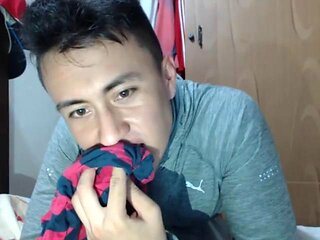 Boy play with his cock