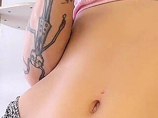 Bellybutton Fetish Try on Piercings