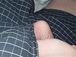 Step mom helps indian step son with big dick pulling outside