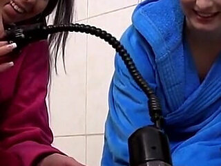 Lucky Dude in the Girls Shower