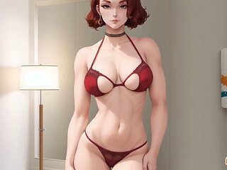 Hotel maid gets into some steamy handjob games in the hotel room
