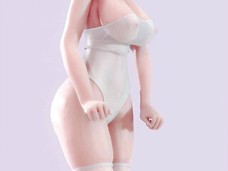 Sistar - Shake Itwhite Stockings; Swimwear; Striptease; Busty; Long Legs